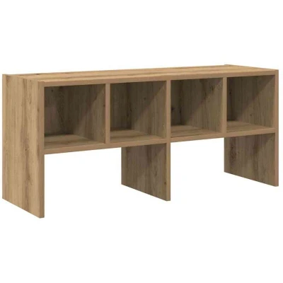 Image of vidaXL Shoe Rack Stackable Artisan Oak 89.5x30x40 cm