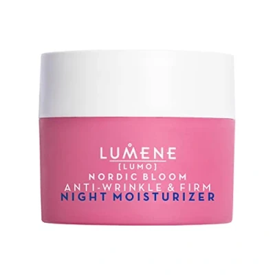 Image of LUMENE Nordic Bloom [LUMO] Anti wrinkle &amp; Firm Night Moisturizer with Pre Retinol Complex, Vegan 50 ml