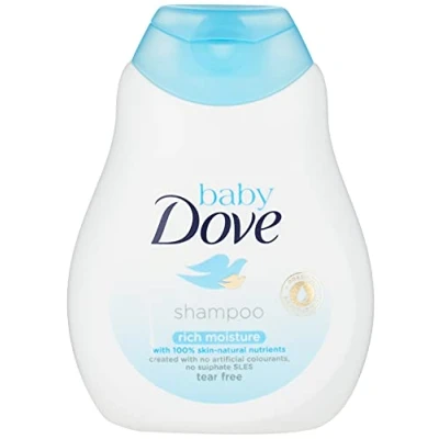 Image of aby Dove Rich Moisture Shampoo, 200 ml