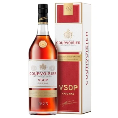 Image of Courvoisier VSOP Cognac Brandy Peach, Almonds and Vanilla Masters 2023 Winner 40 Percent ABV 70 cl