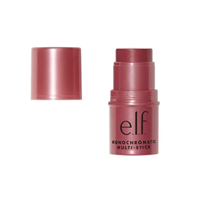Image of e.l.f., Monochromatic Multi Stick Blush, Creamy, Lightweight, Versatile, Luxurious, Adds Shimmer, Easy To Use On The Go, Blends Effortlessly, Sparkling Rosé 4.4g