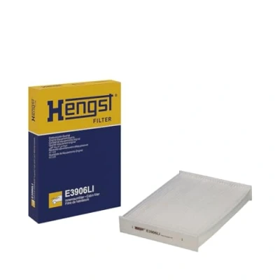 Image of 272772621R, 272775340R Pollen Filter HENGST E3906LI 250mm 180mm 36mm NISSAN: Qashqai 2, X Trail, RENAULT: Koleos Zoe