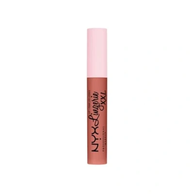Image of NYX Professional Makeup Lip Lingerie XXL, Long Lasting Matte Liquid Lipstick, Vegan formula, Turn On