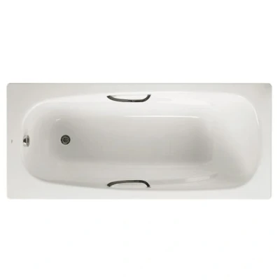 Image of Roca Carla Straight Bath 2 Tap Holes 1500 X 700mm (Excluding Legs And Grips)