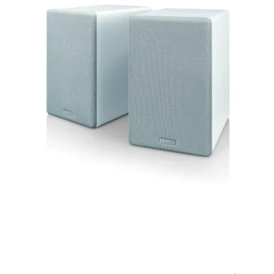 Image of Denon SCN10 Speakers, Two Way HiFi Speakers for TV Sound System, 2x 65W, Compatible with Receivers &amp; Amplifiers, Elegant Design White, SCN10WTEM