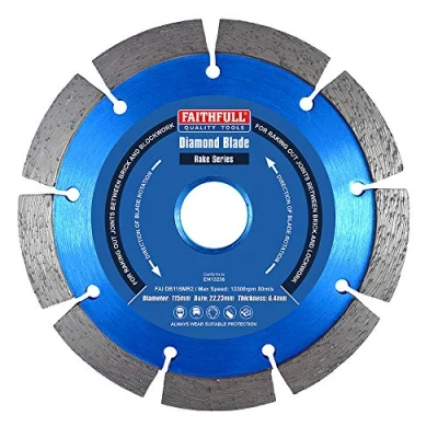 Image of Faithfull DB115MR2 115 x 22 mm Mortar Raking Diamond Blade