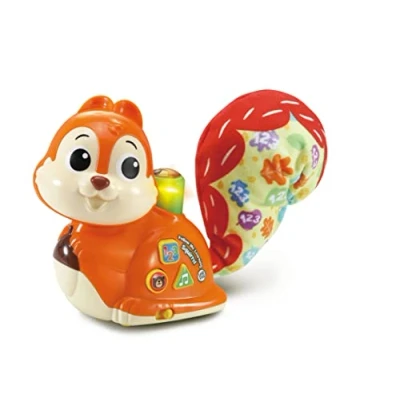 Image of LeapFrog Follow Me Learning Squirrel, Interactive Baby Toy with Lights, Numbers &amp; Music, Encourages Exploration, Gift for toddlers aged 12, 18, 24+ months, English Version