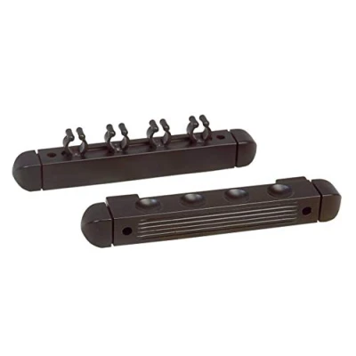 Image of John West Wall Mount Cue Rack ? Holds 4 Cues Black