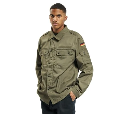 Image of Brandit Bw Field Blouse, Sizes S to 5XL Olive Green, XXL