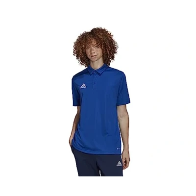 Image of adidas Men&#039;s Entrada 22 Polo Shirt, Royal Blue, XS