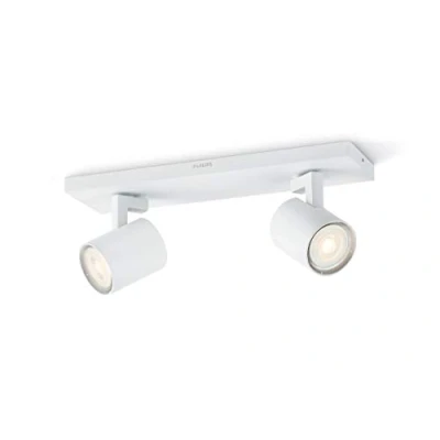 Image of Philips MyLiving LED Spotlight 5309231P0 2flg., 510lm, White, Metal, 3.5 WATTS, 9 x 30.5 10.9 cm