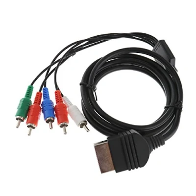 Image of YINETTECH HD TV Component Composite Audio Video AV Cable Cord for Xbox Original 1.8m
