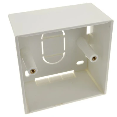 Image of kenable Surface Mount Back Box Pattress 1 Gang 46mm [45mm]