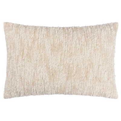Image of Hoem Eloise Boucle Filled Cushion Natural Cotton Size 40 cm x 60