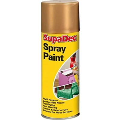 Image of 3 x Spray Paint 400ml Gold