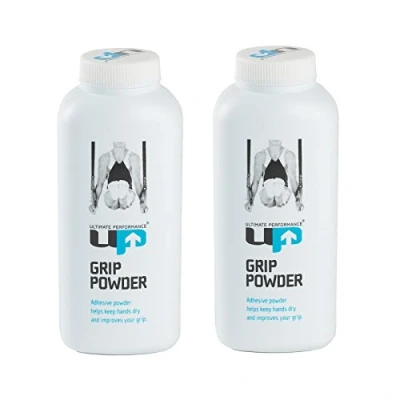 Image of Twin Pack of Ultimate Performance UP Grip Powder 50g Shaker Bottle Increases Control