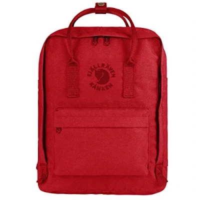 Image of Fjällräven Unisex&#039;s Re Kånken Backpack, Red, 38 x 27 13 cm, 16 l