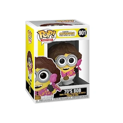 Image of Funko Pop! Movies: Minions 2 70&#039;s Bob Despicable Me: Collectable Vinyl Figure Gift Idea Official Merchandise Toys for Kids &amp; Adults Movies Fans Model Collectors
