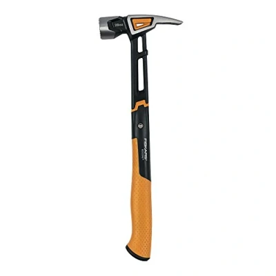 Image of Fiskars 750251 1001 16&quot; Milled face Framing Hammer, 28 oz