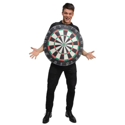 Image of Wicked Costumes Adult Dart Board Fancy Dress Costume One Size