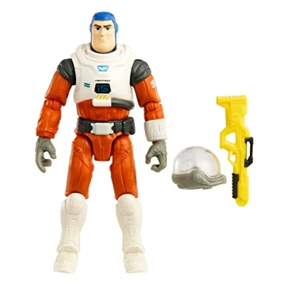 Image of Disney Pixar Lightyear XL 15 Buzz Figure, Authentic Action Figure 5 Inches Tall with 12 Posable Joints &amp; Accessory, Gift 4 Years Up