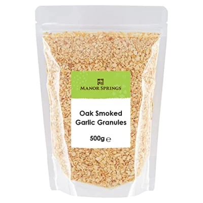 Image of Oak Smoked Garlic Granules 500g by Manor Springs