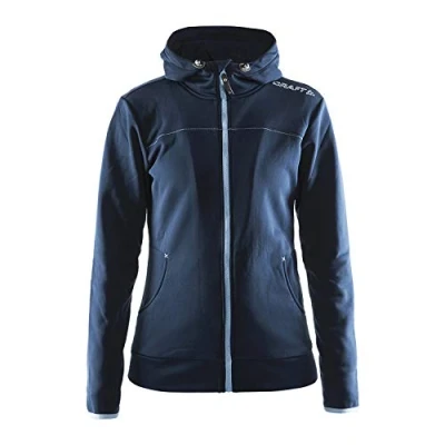Image of Craft Leisure 1901693 2395 7 Men&#039;s Jacket with Zip Hood, Dark Navy, XL