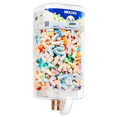 Image of MOLDEX 7850 02 Spark Plugs Antimicrobial Station Dispenser 500 Pairs SNR 35 dB