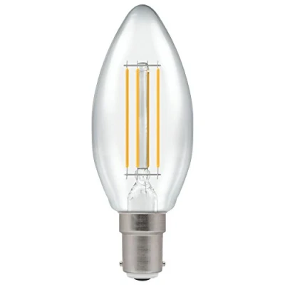 Image of Crompton LED Candle Filament Dimmable Clear 5W 4000K SBC B15d