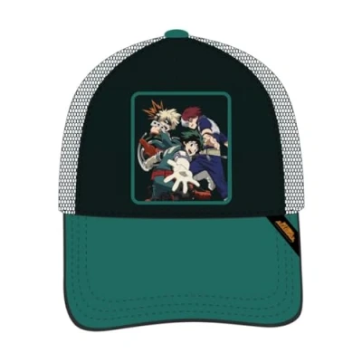 Image of CERDÁ LIFE&#039;S LITTLE MOMENTS My Hero Academia Curved Visor Cap, Green and Black, 58