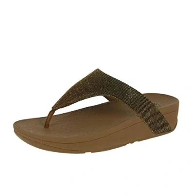 Image of Fitflop Women&#039;s Lottie Glitzy Open Toe Heel Sandals, Brown (Bronze 012), 6 UK