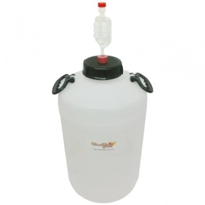 Image of 25 Litre Wide Neck Home Brew Wine Beer Fermenter with Airlock and Bung