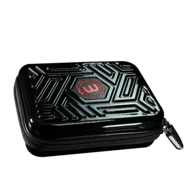 Image of WINMAU Armor G2 Darts Wallet Black Case Holds Fully Assembled and Accessories Impact Proof, Ultra Durable Secure