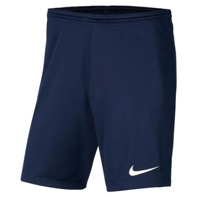 Image of NIKE Mens Dri fit Park 3 Shorts, Midnight Navy/(White), S EU