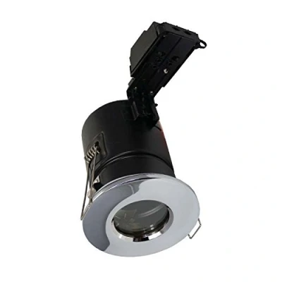 Image of Aurora Fire Rated IP65 Downlight With LED Lamp Pol Chrome