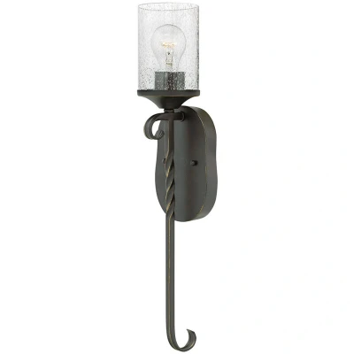 Image of Hinkley Casa 1 Light Wall Olde Black