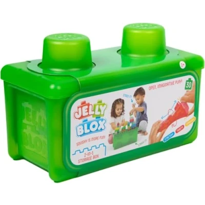 Image of Jelly Blox Storage Case Squishy Is More Fun! Unique Building System For Ouch Free, Open, Imaginative Play Boys And Girls Ages 2+