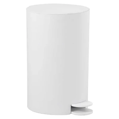 Image of Gedy Sharon 3 Litre Pedal Bin with Lid Matt White