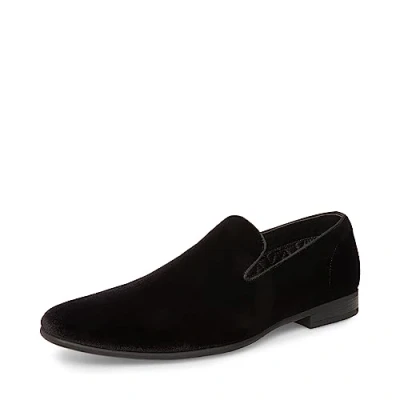 Image of Steve Madden Men&#039;s Laight Loafer, Black Velvet, 10 UK
