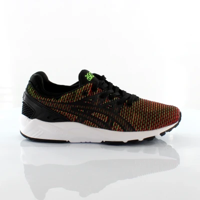 Image of Asics GEL Kayano Trainer Evo, Unisex Adults’ Low Top Sneakers, Green (Gecko Green/guava), 3.5 UK (37 EU)