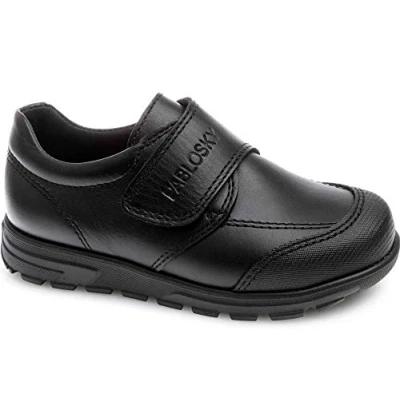 Image of Pablosky Unisex Kids 334510 Low Top Sneakers, Black Negro Negro, 8.5 UK