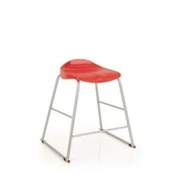 Image of Titan Stool Size 4 560mm Seat Height Red T91 R