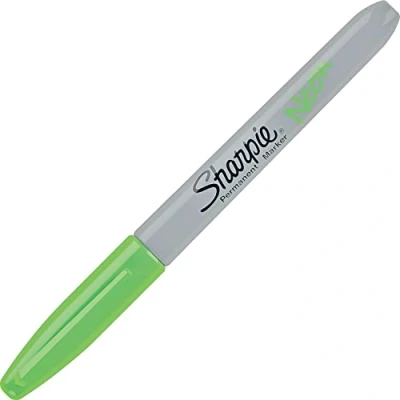 Image of SHARPIE Neon Fine Point Permanent Marker, Open Stock, Green (1860447)