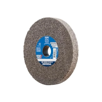 Image of PFERD 39008418 Universal Abrasive Disc, 200 x 30 32 mm, A24, Hard Sanding Disc for Grinding Tasks, with Reducing Sleeves (25/20/16 mm)