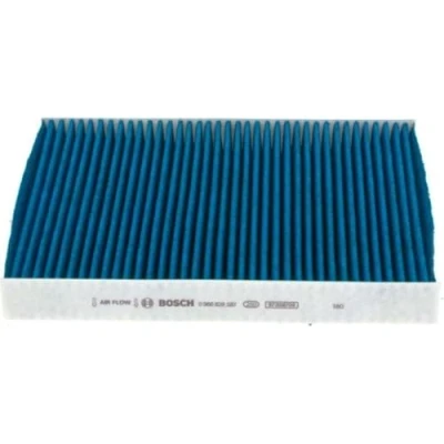 Image of 1616959080 Pollen Filter BOSCH 0 986 628 587 Activated Carbon 269mm 196mm 32mm CITROËN: C5 3, III Estate, C6 Saloon, PEUGEOT: 407 Saloon