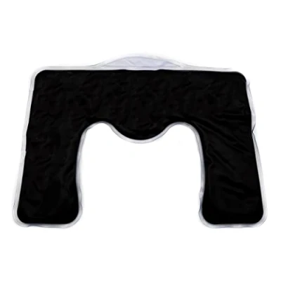 Image of moor cushion with cover, neck pillow microwave natural filling and cotton extra shaped for shoulder, pleasant warmth cushion, sold by axion