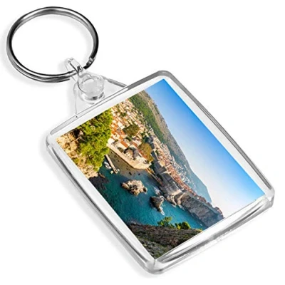 Image of 1 x Dubrovnik Croatia Coast Keyring IP02 Mum Dad Kids #2802