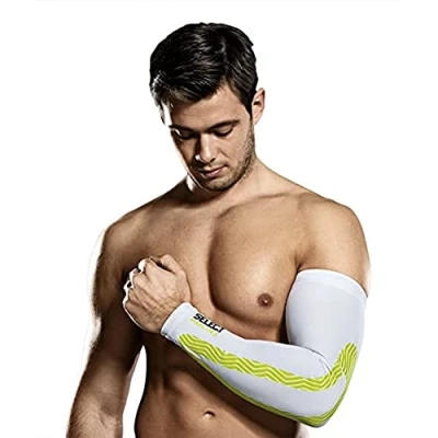 Image of Derbystar Unisex Adult Compression Arm Support White, Medium