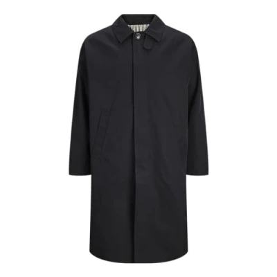 Image of JACK &amp; JONES Men&#039;s Jorsantorini Mac Coat, Black, S