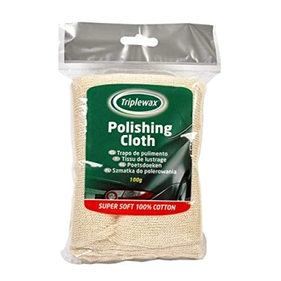 Image of Triplewax 100% Super Soft Cotton Polishing Cloth, Small